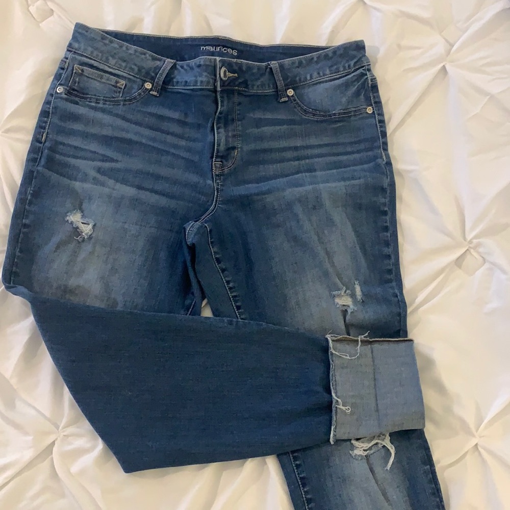 Maurices Stretchy cuffed jeggings